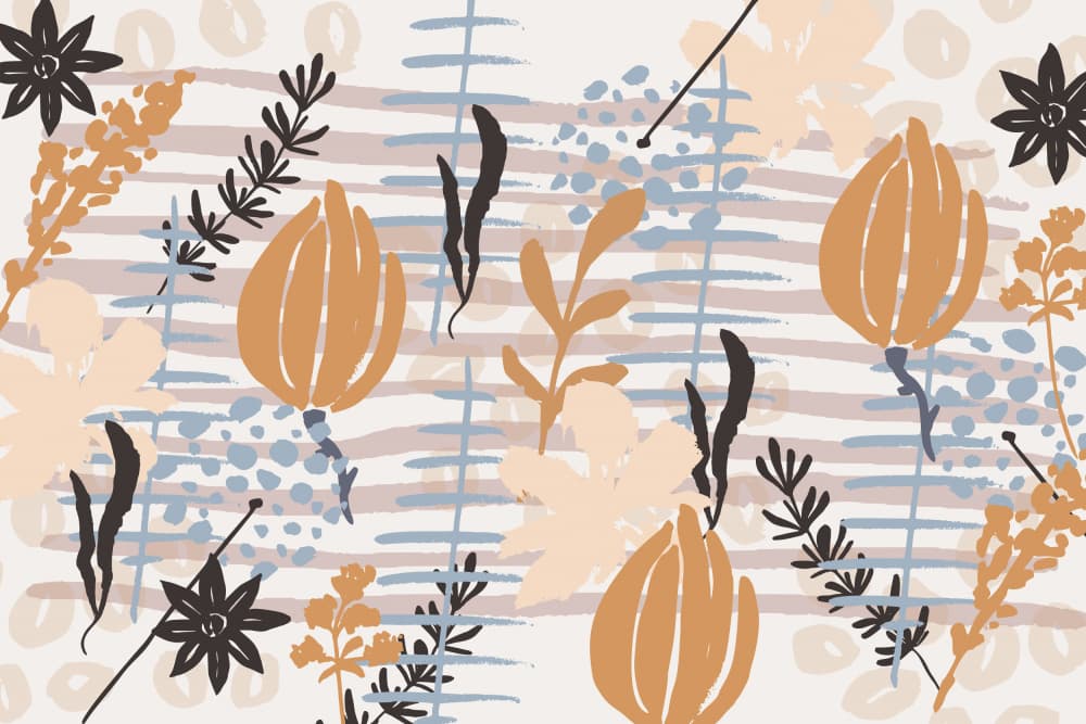 Modern Abstract Florals by Sue Skellern — canvas wall art