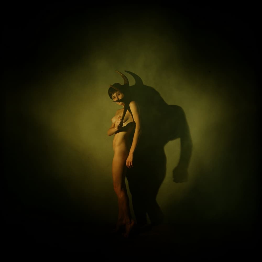 Shadow of the Minotaur by Yaroslav Vasiliev-Apostol — canvas wall art