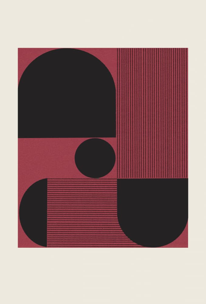 Geometric Harmony by THE MIUUS STUDIO — canvas wall art