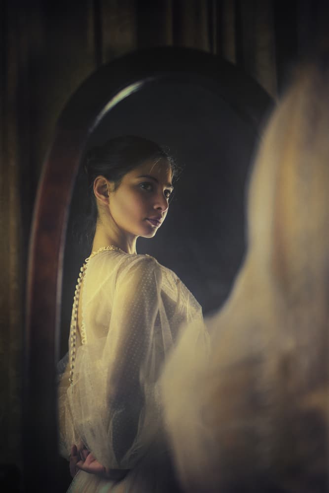 Dreamy Mirror Reflection by Magdalena Russocka — canvas wall art