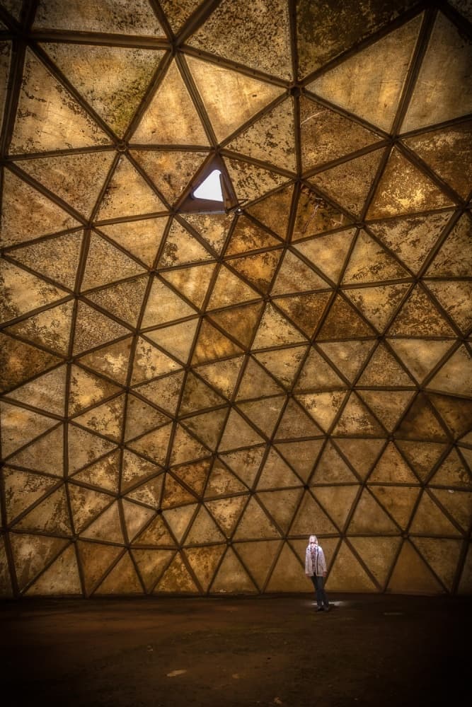Vast Geodesic Dome Interior by tom r. grabuschnigg (tomtitan) — canvas wall art