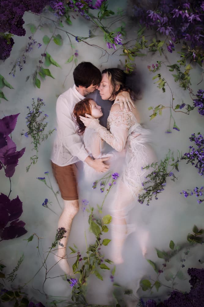 Serene Family Embrace by Tammy Swarek — canvas wall art