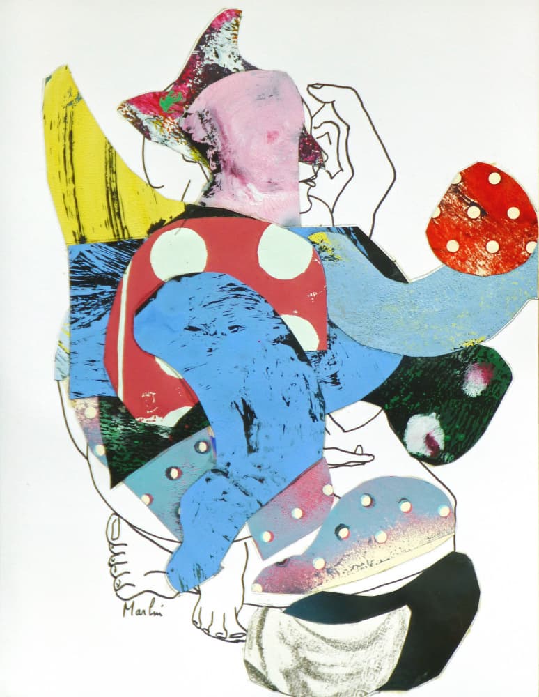 Modern Pop Art Collage by Pascal Marlin — canvas wall art