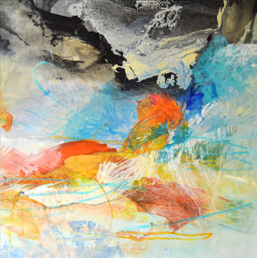 Dynamic Color Flow by Kirsten Handelmann — canvas wall art