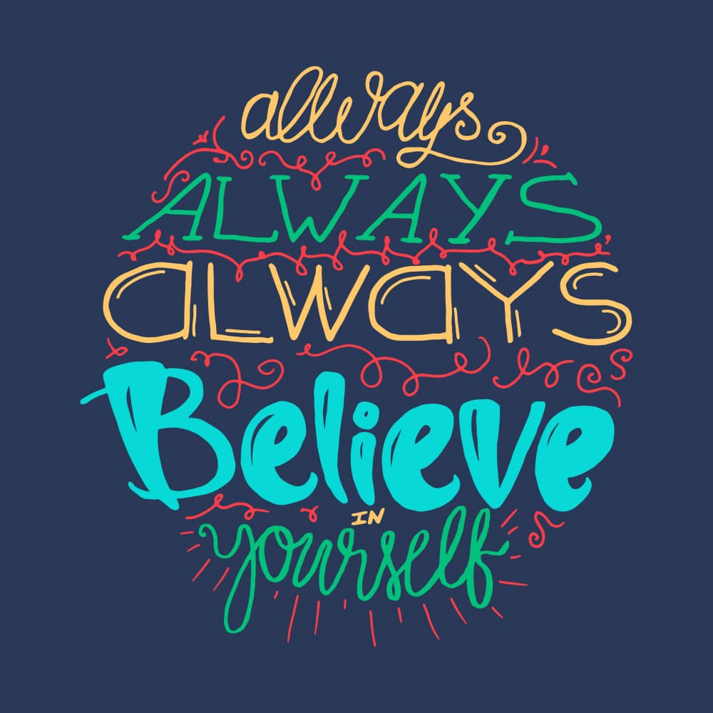 Always Believe In Yourself by Marika Barsrsind — canvas wall art