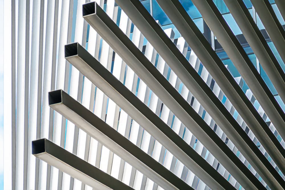 Modern Metal Angles by Stephan Rückert — canvas wall art