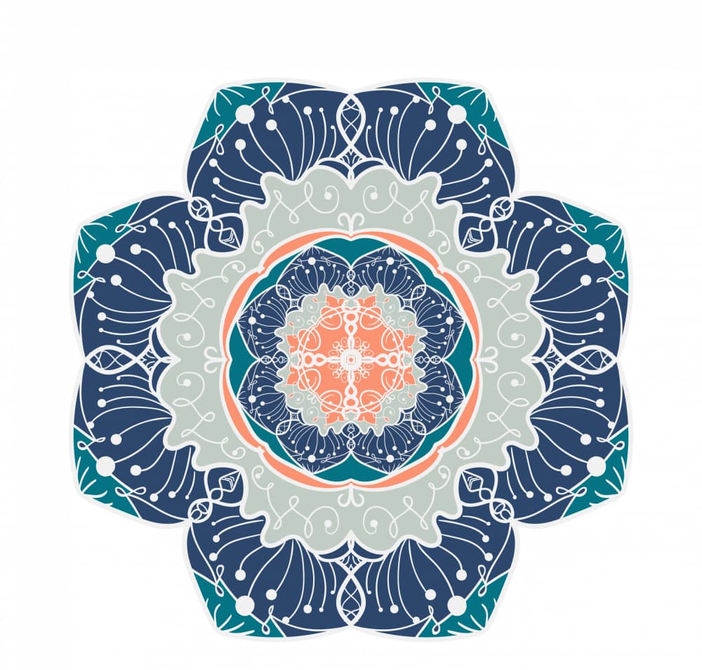 Intricate Boho Mandala by Marika Barsrsind — canvas wall art