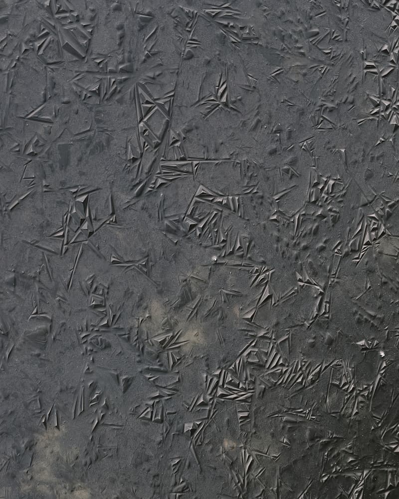 Cracked Dark Grunge by Hamed Bank — canvas wall art