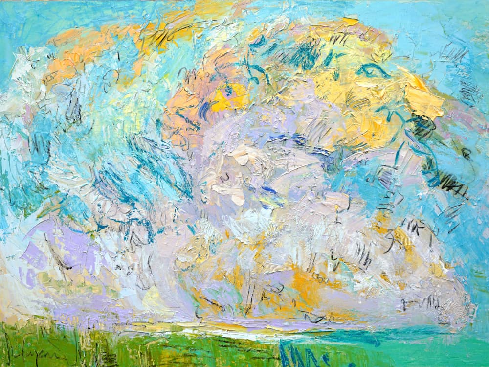 Whimsical Cloudscape by Dorothy Fagan — canvas wall art