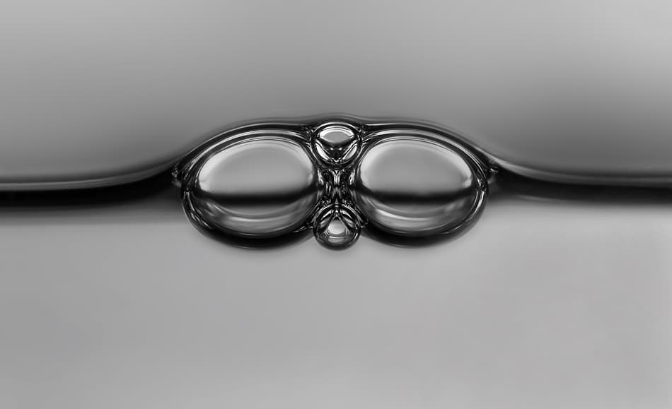 Reflective Liquid Bubbles by Maryam Zahirimehr — canvas wall art