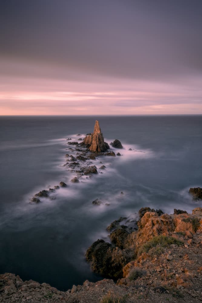 Twilight Sea Stack by Doroteo Tobarra Narro — canvas wall art