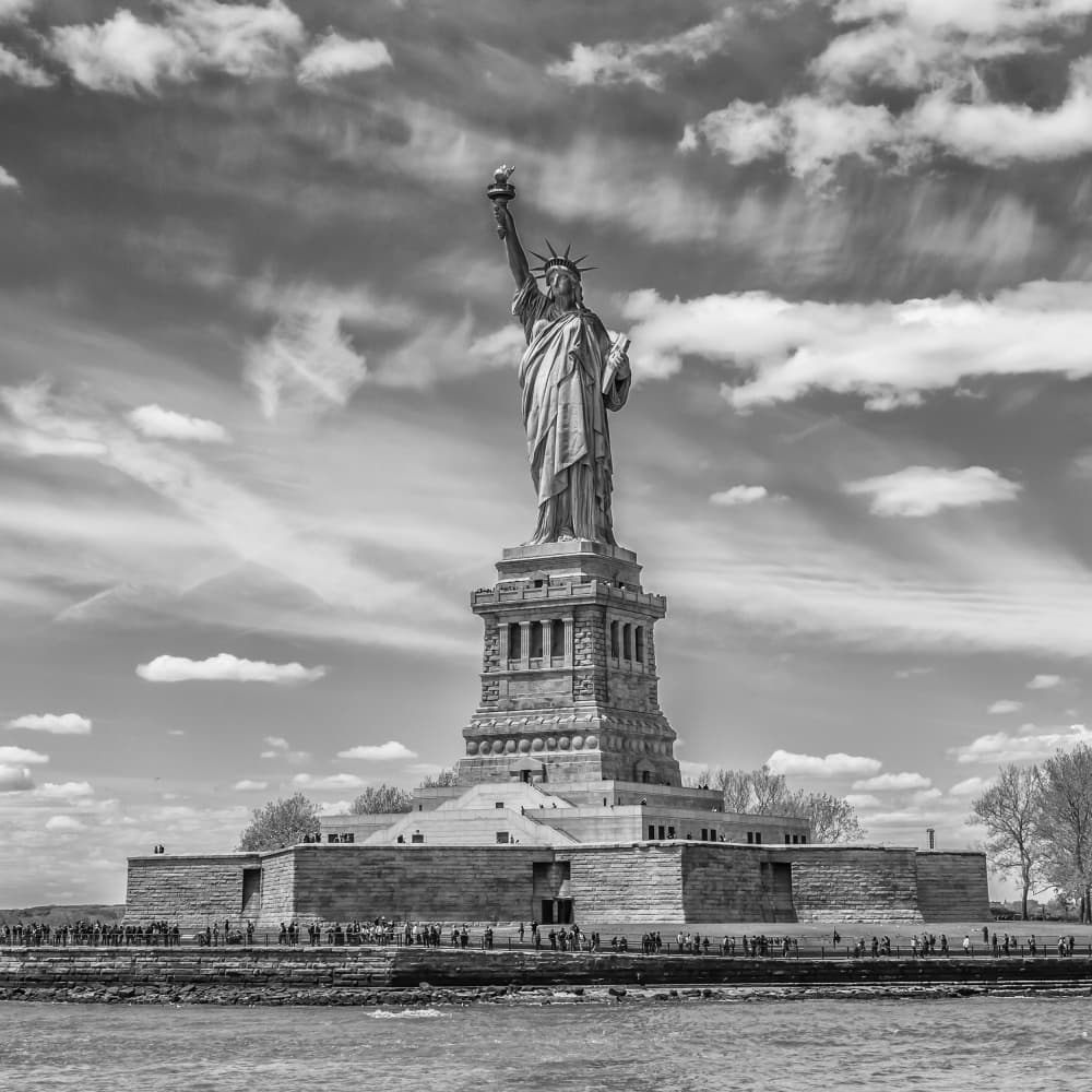 Statue of Liberty Classic by Melanie Viola — canvas wall art