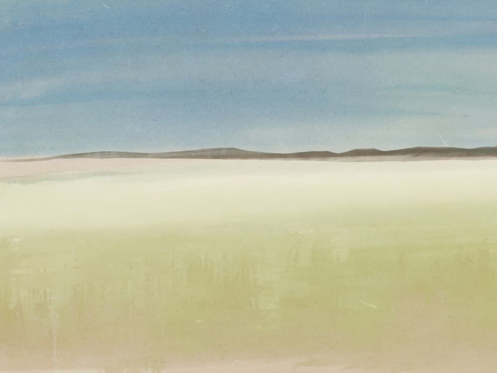 Serene Mountain Horizon by Little Dean — canvas wall art