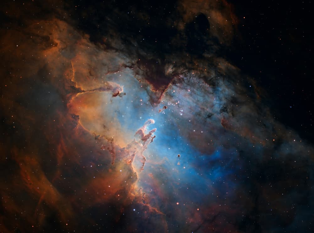 Stellar Nursery Pillars by Vikas Chander — canvas wall art