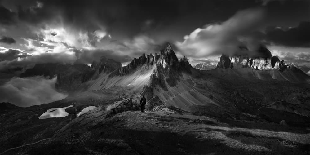 Stormy Mountain Solitude by Siarhei Mikhaliuk * — canvas wall art