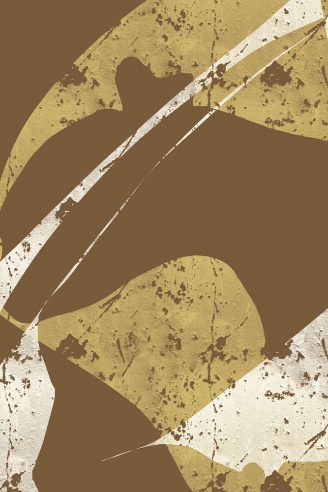 Golden Brown Abstract Texture by Yuli Saputra — canvas wall art