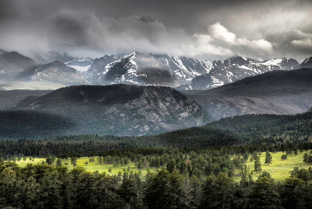Dramatic Mountain Valley by Abbas Ali Amir — canvas wall art