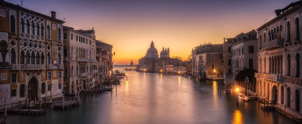 Grand Canal Morning Glow by Bartolome Lopez — canvas wall art
