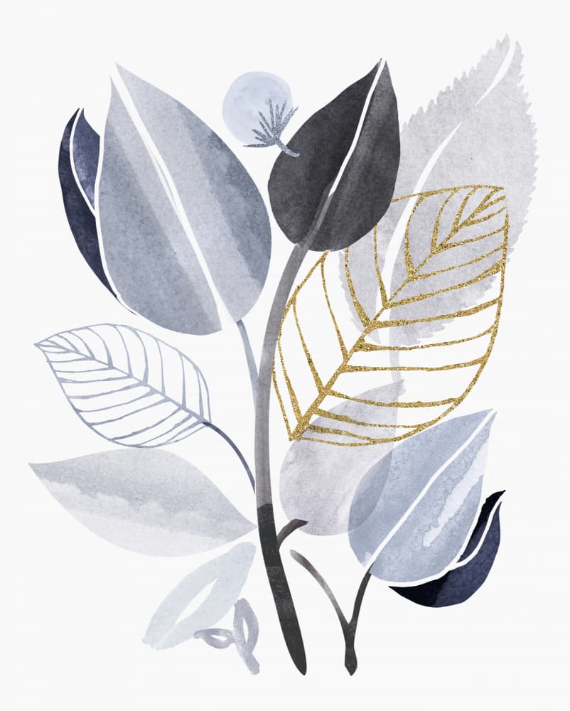 Forest Bouquet Collage 6 by Kristian Gallagher — canvas wall art