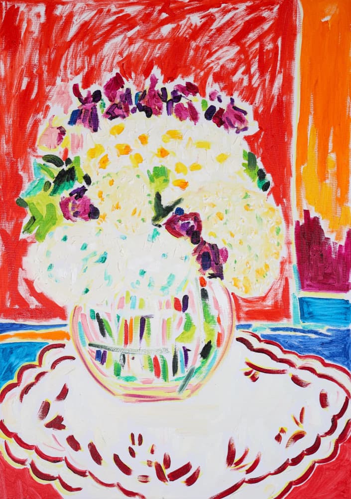Vibrant Floral Still Life