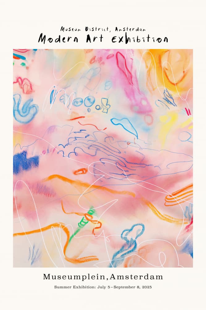 Modernartgallery(pinkabstract) by Treechild — canvas wall art