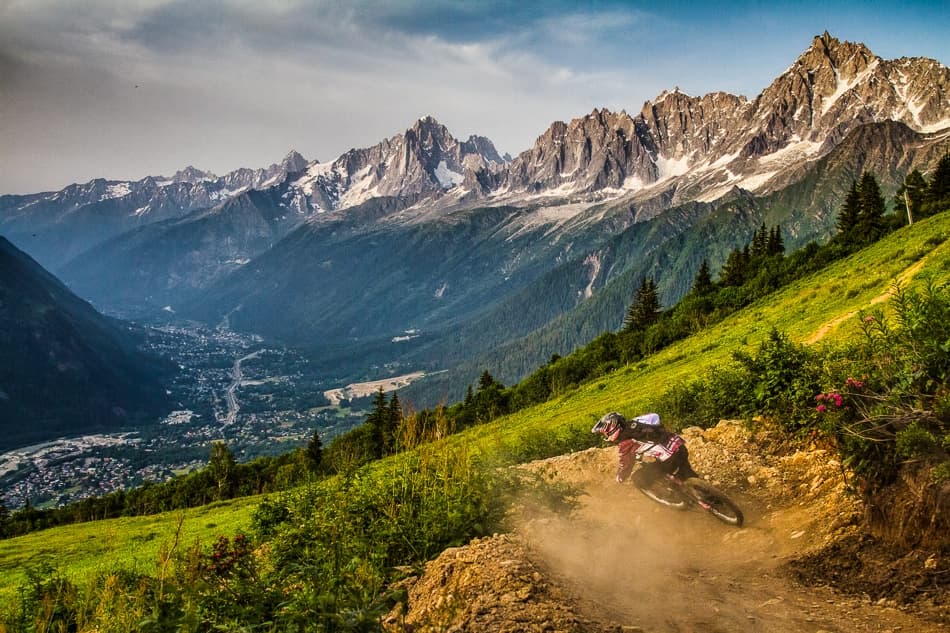 Downhill Mountain Thrills by Tristan Shu — canvas wall art