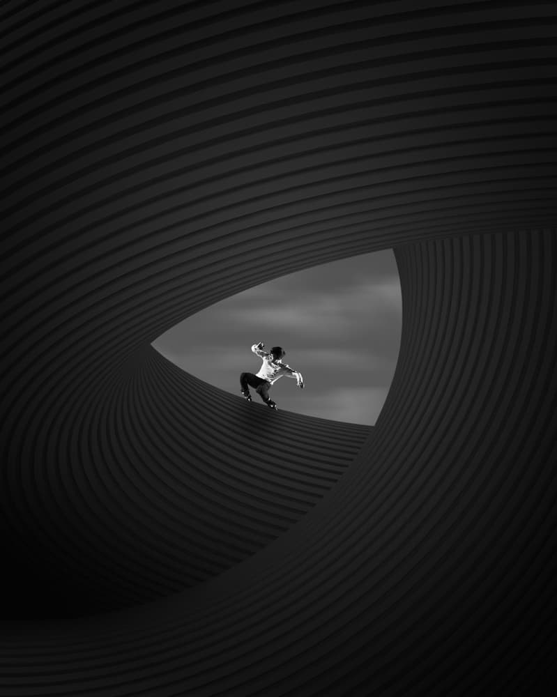 Dynamic Dancer Architecture by Naoki Matsumura — canvas wall art