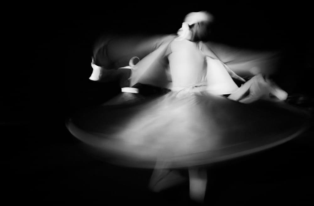 Graceful Whirling Dancer by Ahmed Waddah — canvas wall art