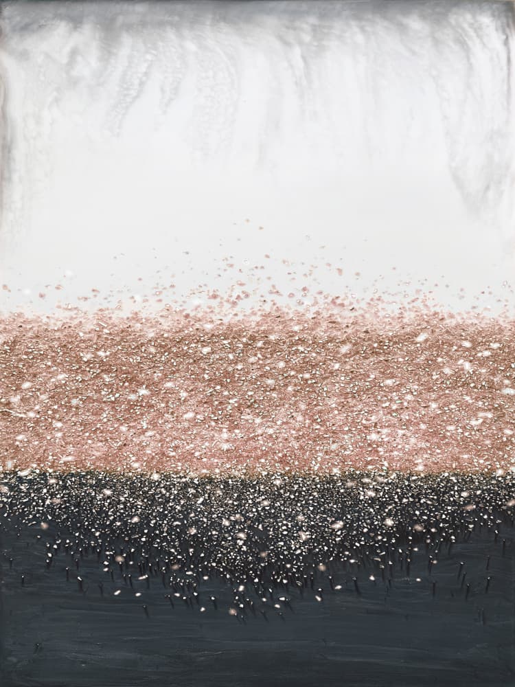 Crystal Rain Dusty Rose by Alyson Storms — canvas wall art