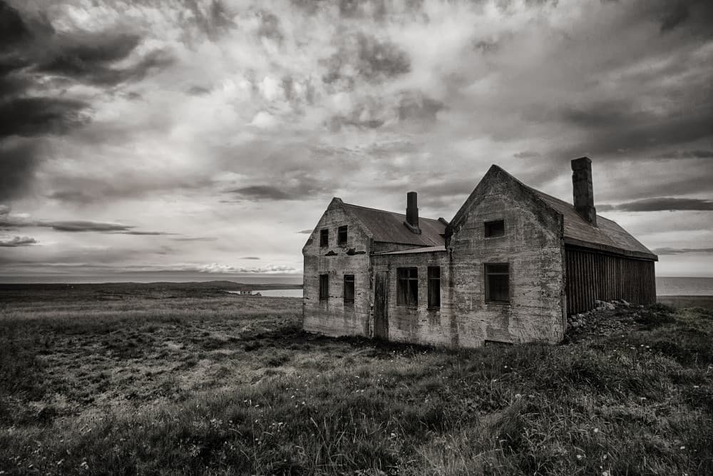 Desolate Rural House by Þorsteinn H. Ingibergsson — canvas wall art