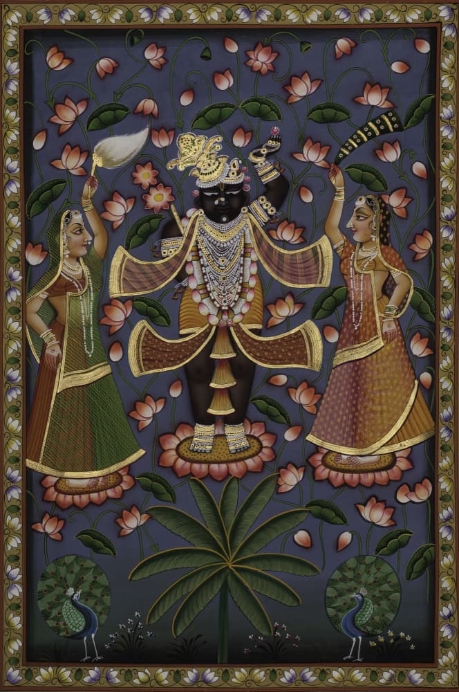 Lord Krishna with Devotees by IMAGINEERS STUDIO — canvas wall art