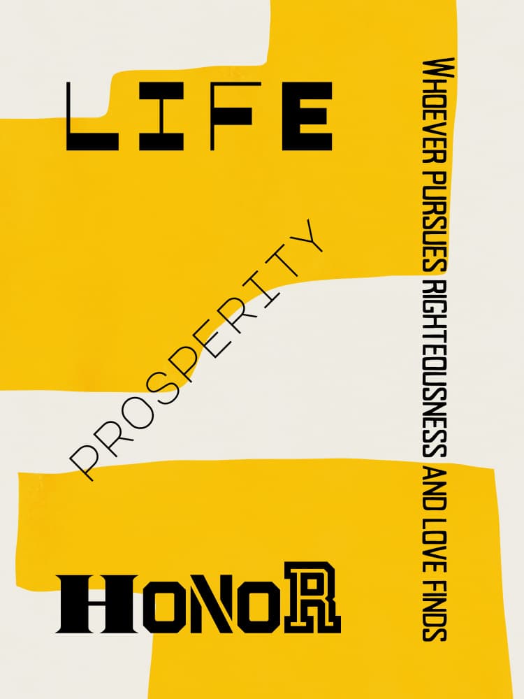 Life Prosperity Honor Quote by Little Dean — canvas wall art