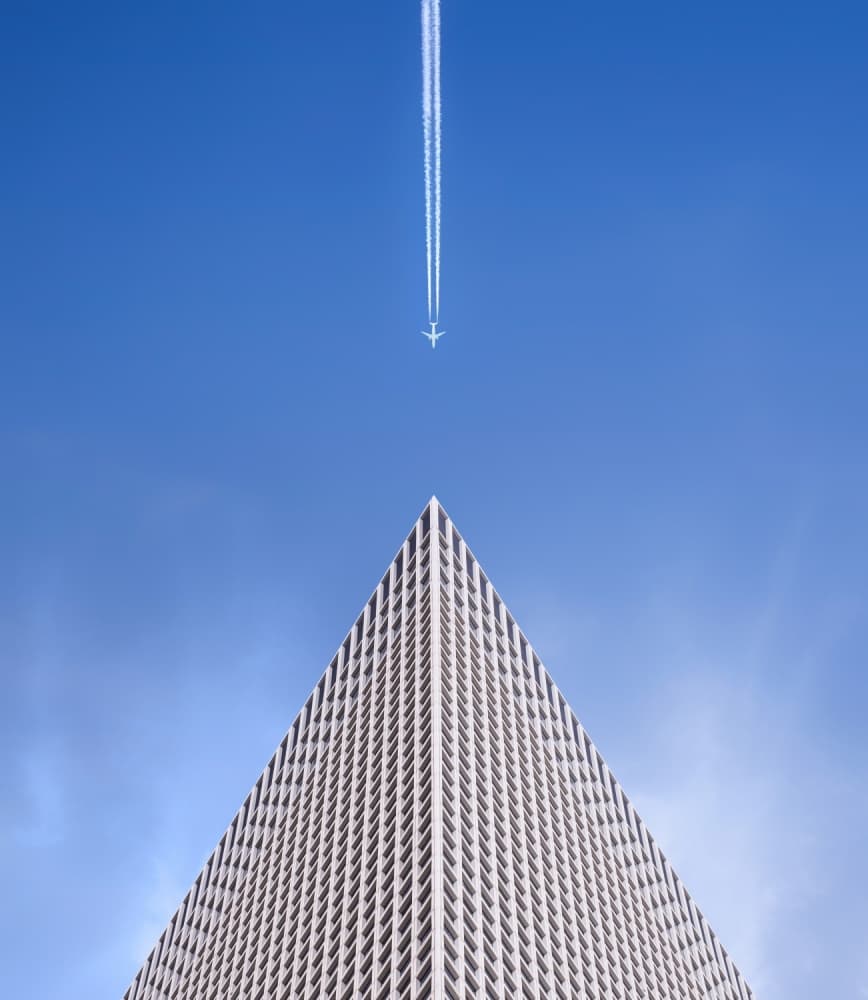 Ascending Sky Geometry by Nadav Jonas — canvas wall art