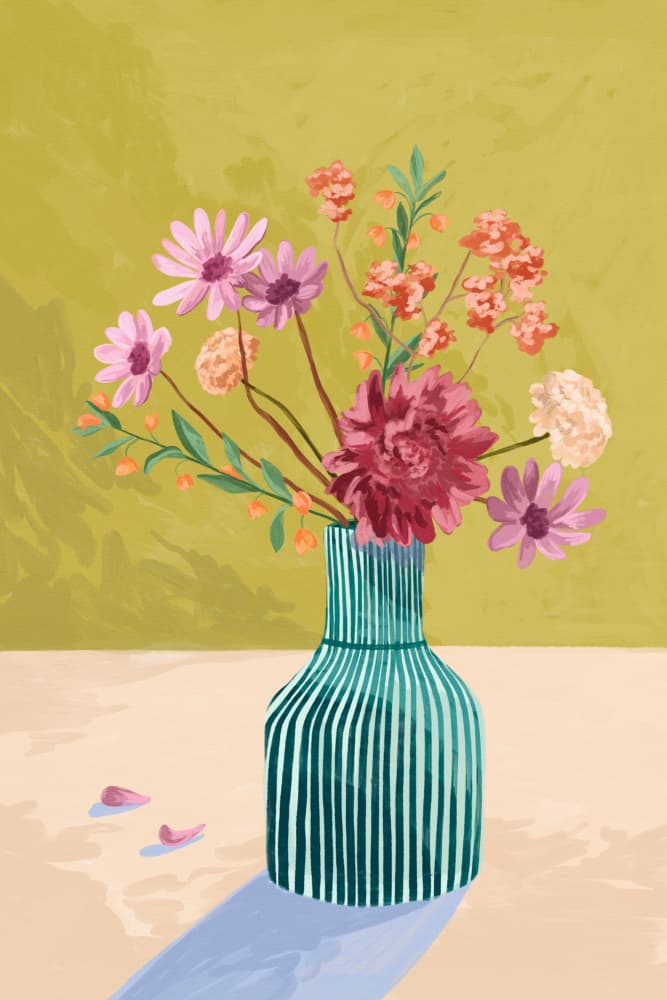 Wilderflowers by Goed Blauw — canvas wall art