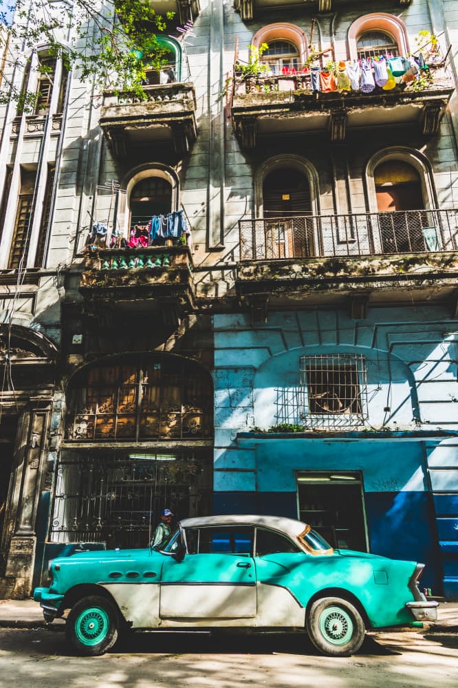 Havana Classic Car by Koji Morishige — canvas wall art