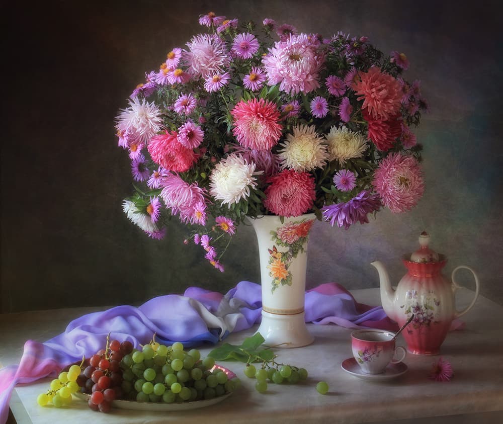 Cozy Autumn Still Life by Tatyana Skorokhod — canvas wall art