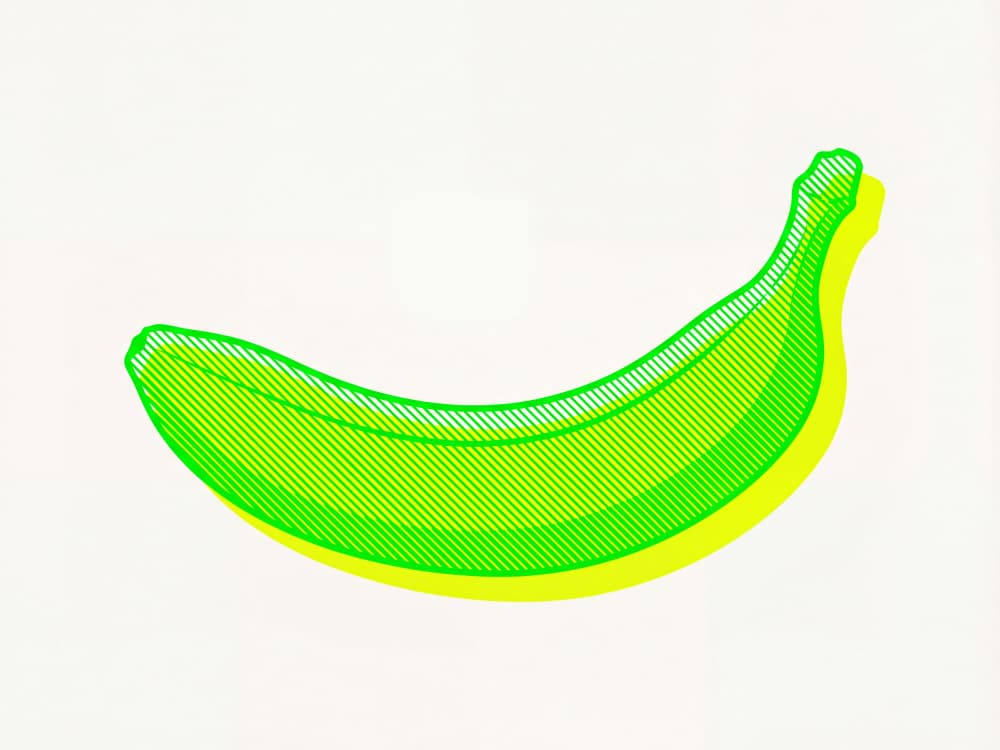 Neon Green Banana