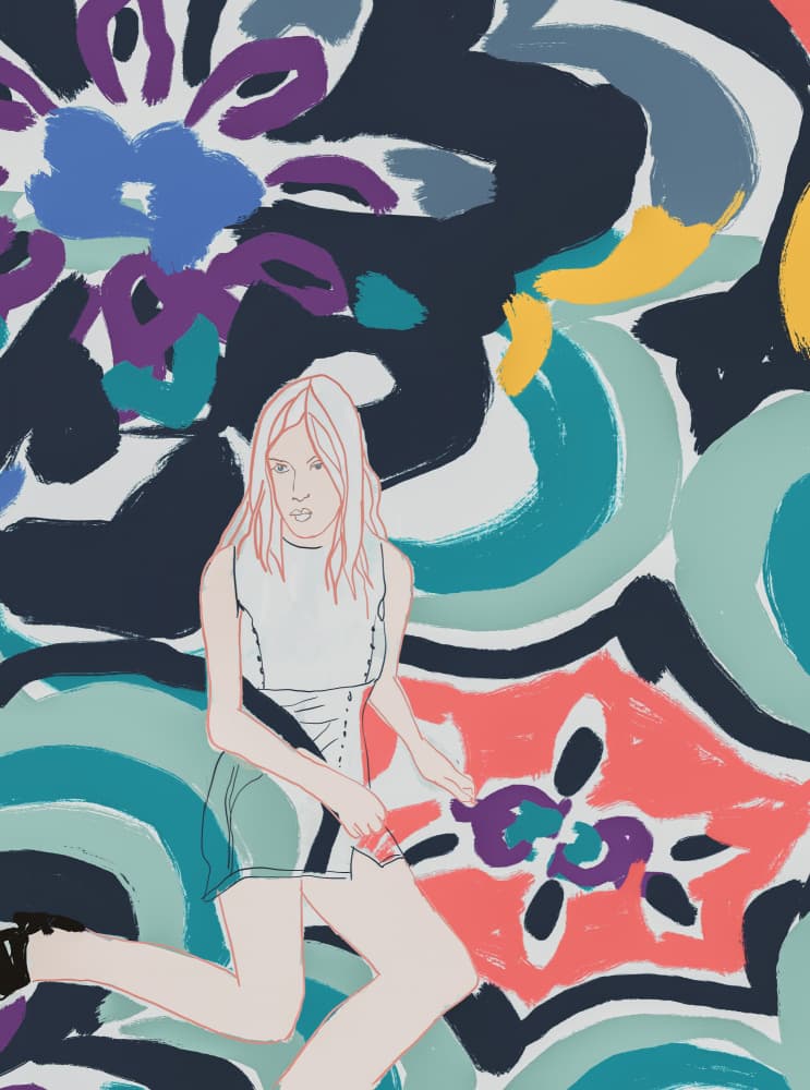 Modern Fashion Movement by Beate Tubach — canvas wall art