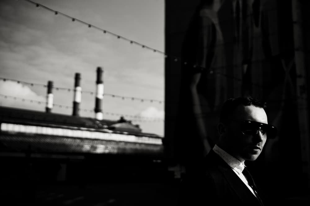 Dark Urban Portrait by Photographer — canvas wall art