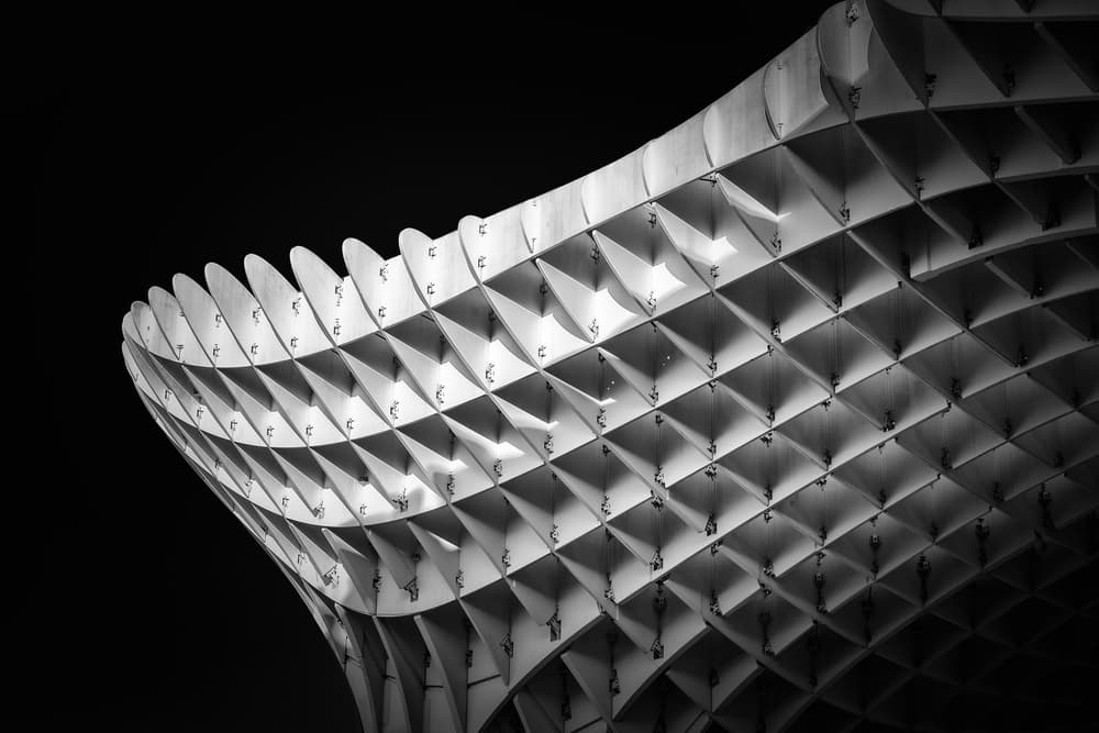 Modern Geometric Curves by Alessio Forlano — canvas wall art