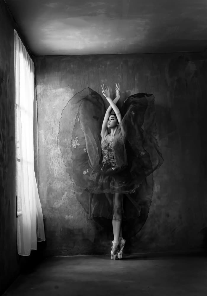 Ethereal Ballet Dancer by Antonyus Bunjamin (Abe) — canvas wall art