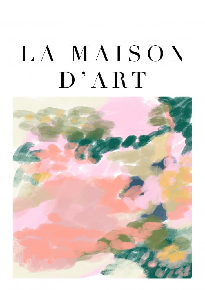 Dreamy Pastel Abstract by Talitha McQueen — canvas wall art