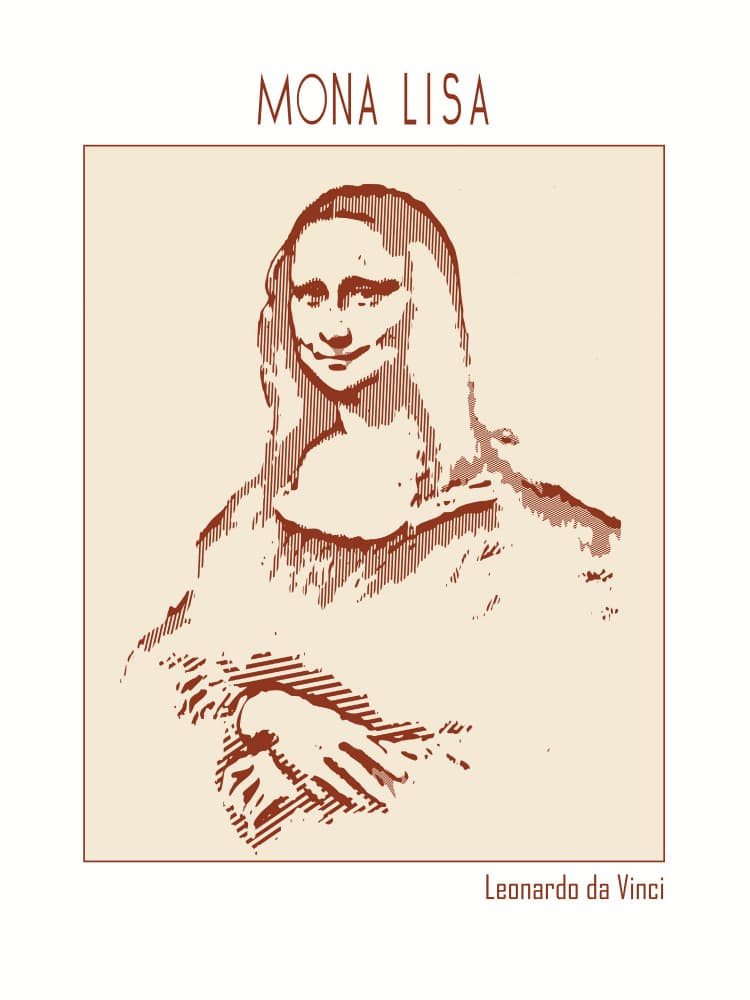 Enigmatic Smile Portrait by Doa Project — canvas wall art
