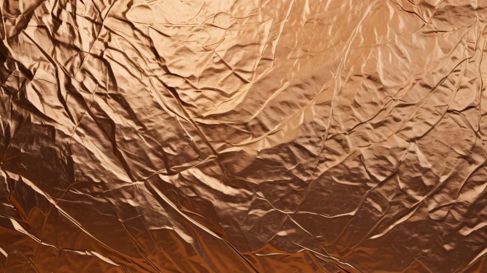 Warm Metallic Abstract by Marika Barsrsind — canvas wall art
