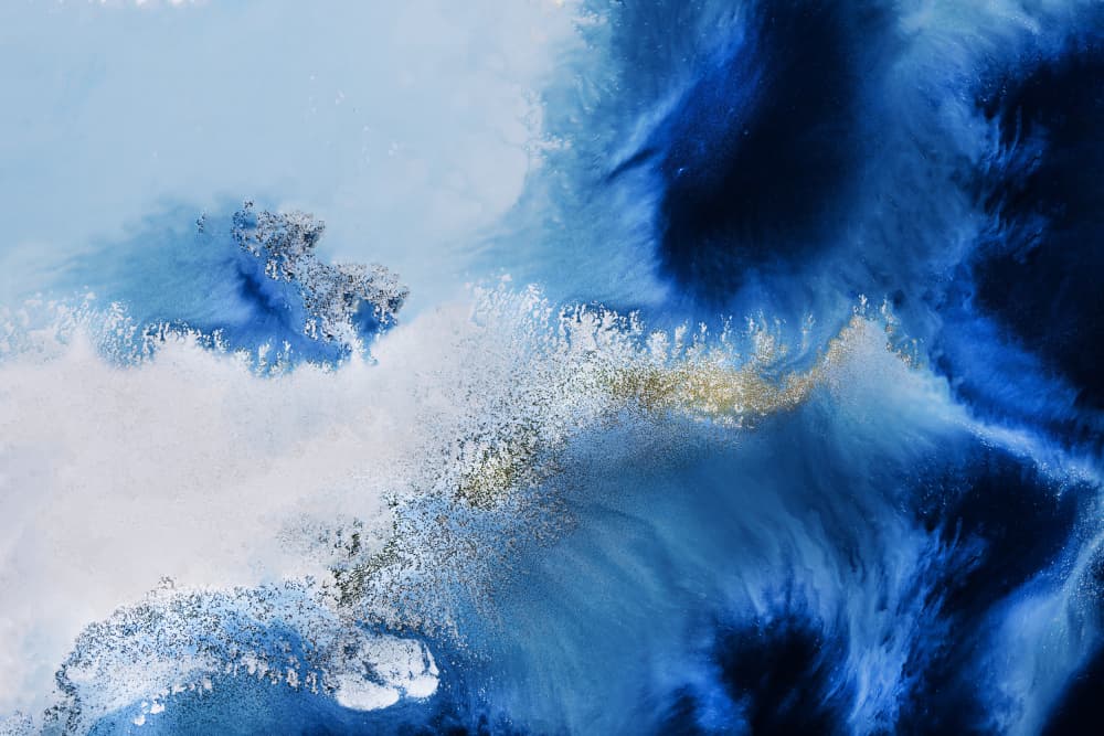 Hamptons - Floating Reef by Petra Meikle de Vlas — canvas wall art
