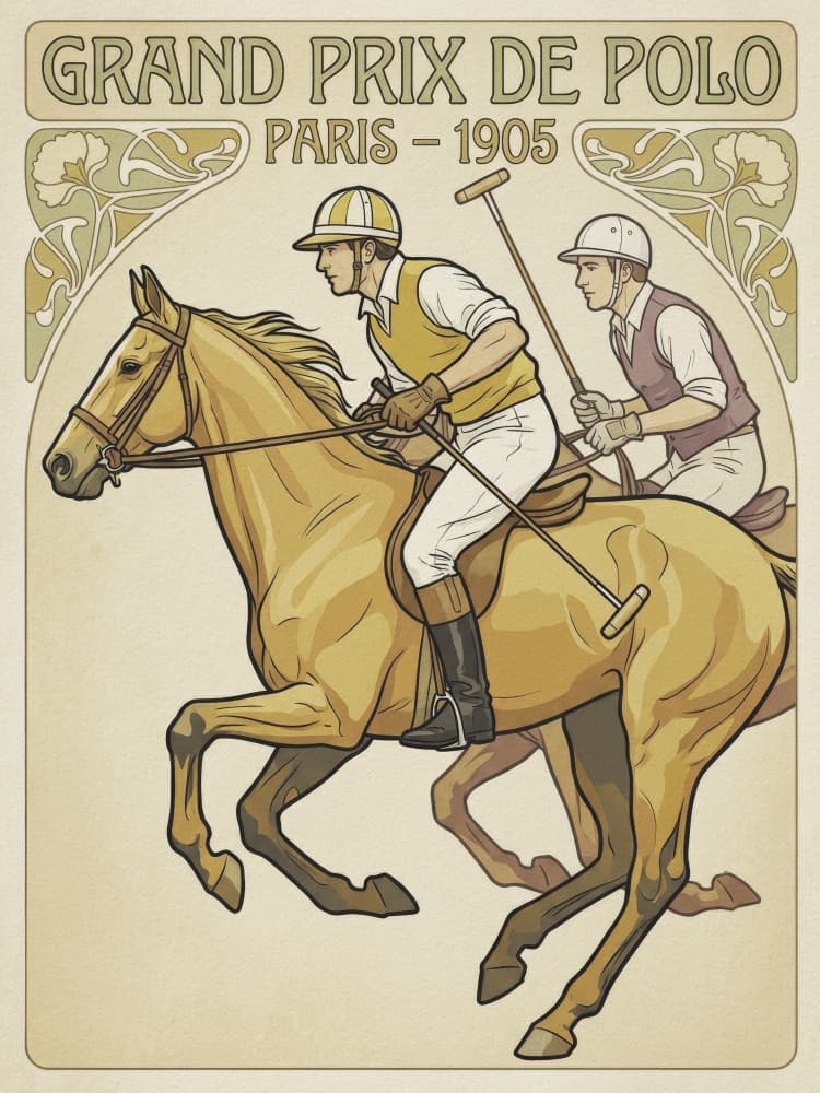 Paris 1905 Polo Match