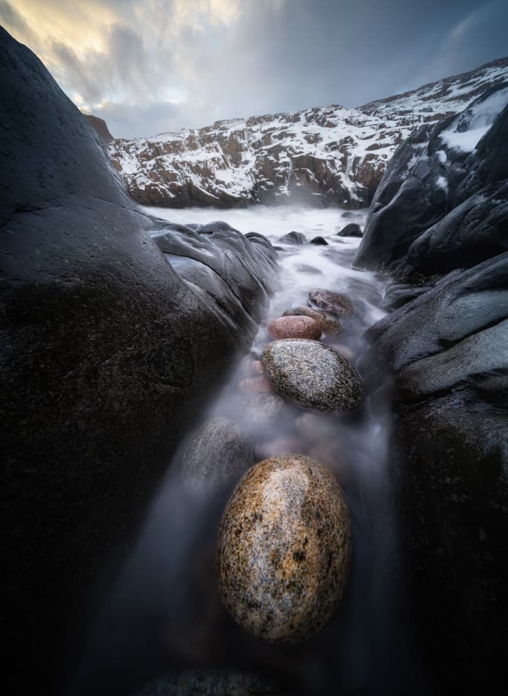 Flowing Coastal Stream by Vasily Iakovlev — canvas wall art
