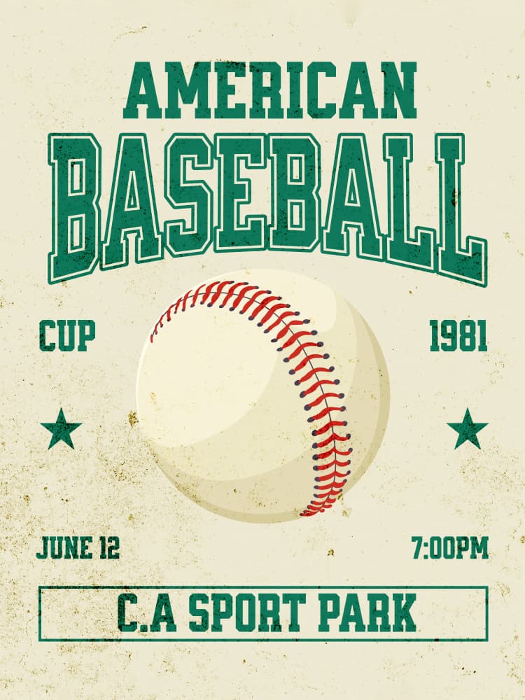 American Baseball Classic by Pictufy Studio IV — canvas wall art