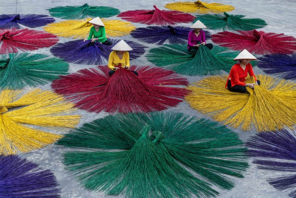 Vibrant Vietnamese Craft by Ella Waldman — canvas wall art
