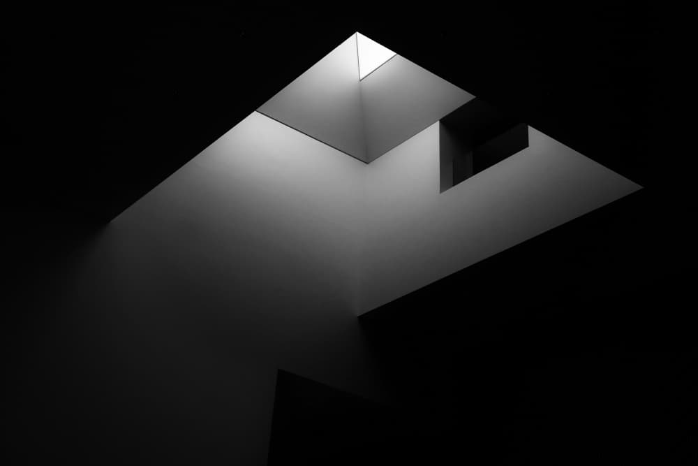 Architectural Light Contrast by Anna Niemiec — canvas wall art